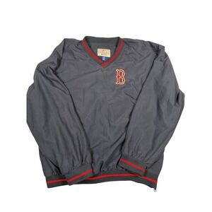 Boston Red Sox MLB Glll Sports Pullover Windbreaker Jacket Mens L/G Navy Red